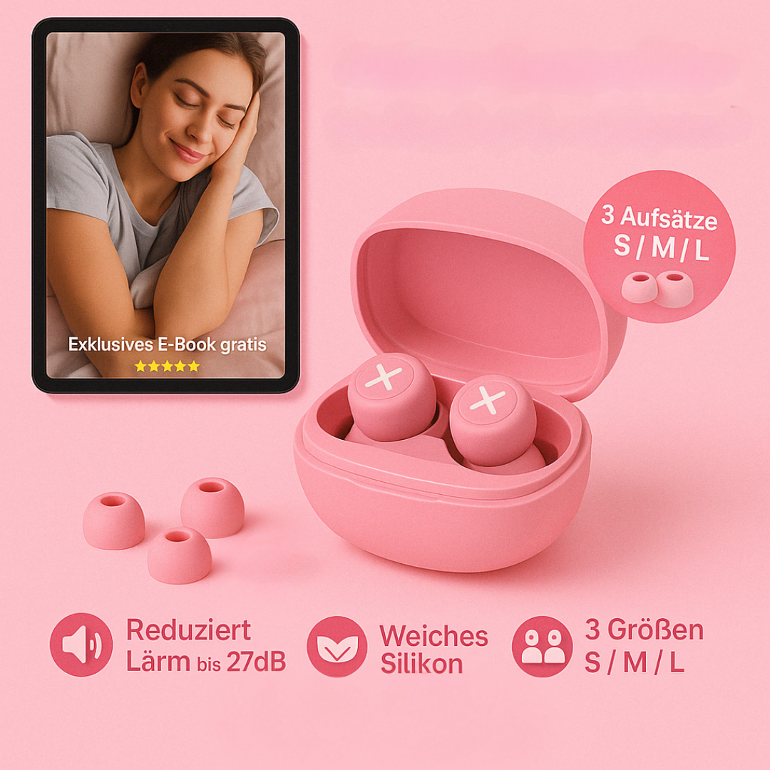 ZenBuds – Ohrstöpsel zum Schlafen + Gratis E-Book