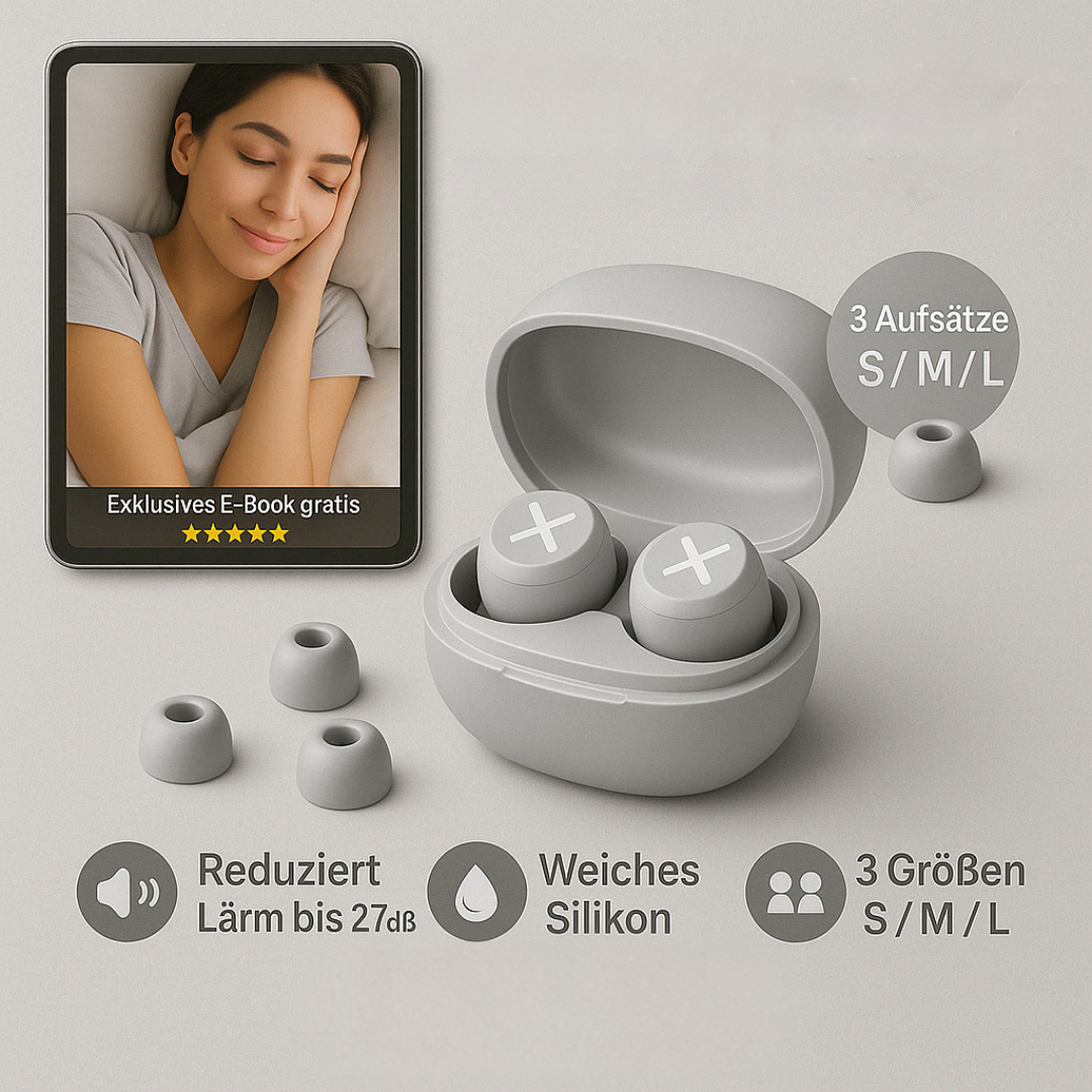 ZenBuds – Ohrstöpsel zum Schlafen + Gratis E-Book