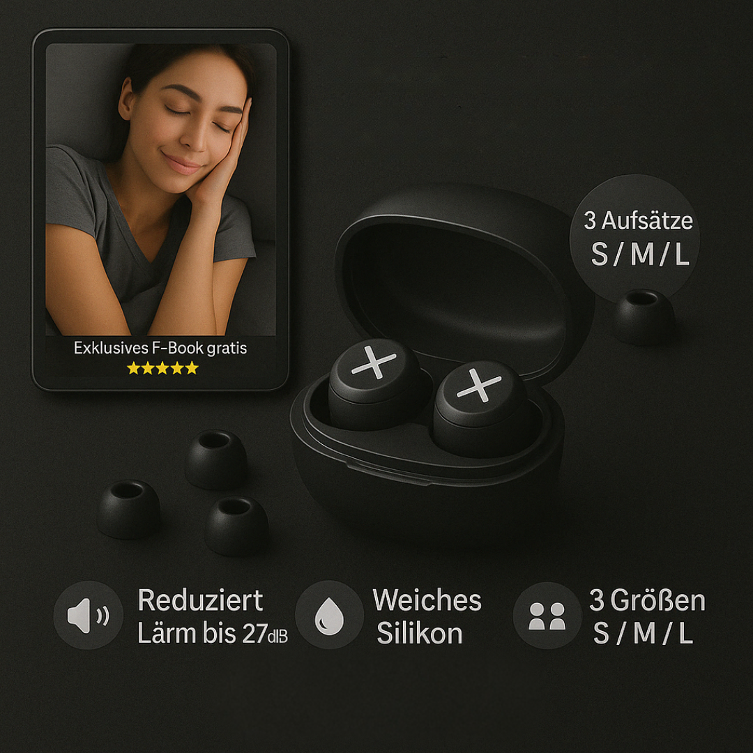 ZenBuds – Ohrstöpsel zum Schlafen + Gratis E-Book