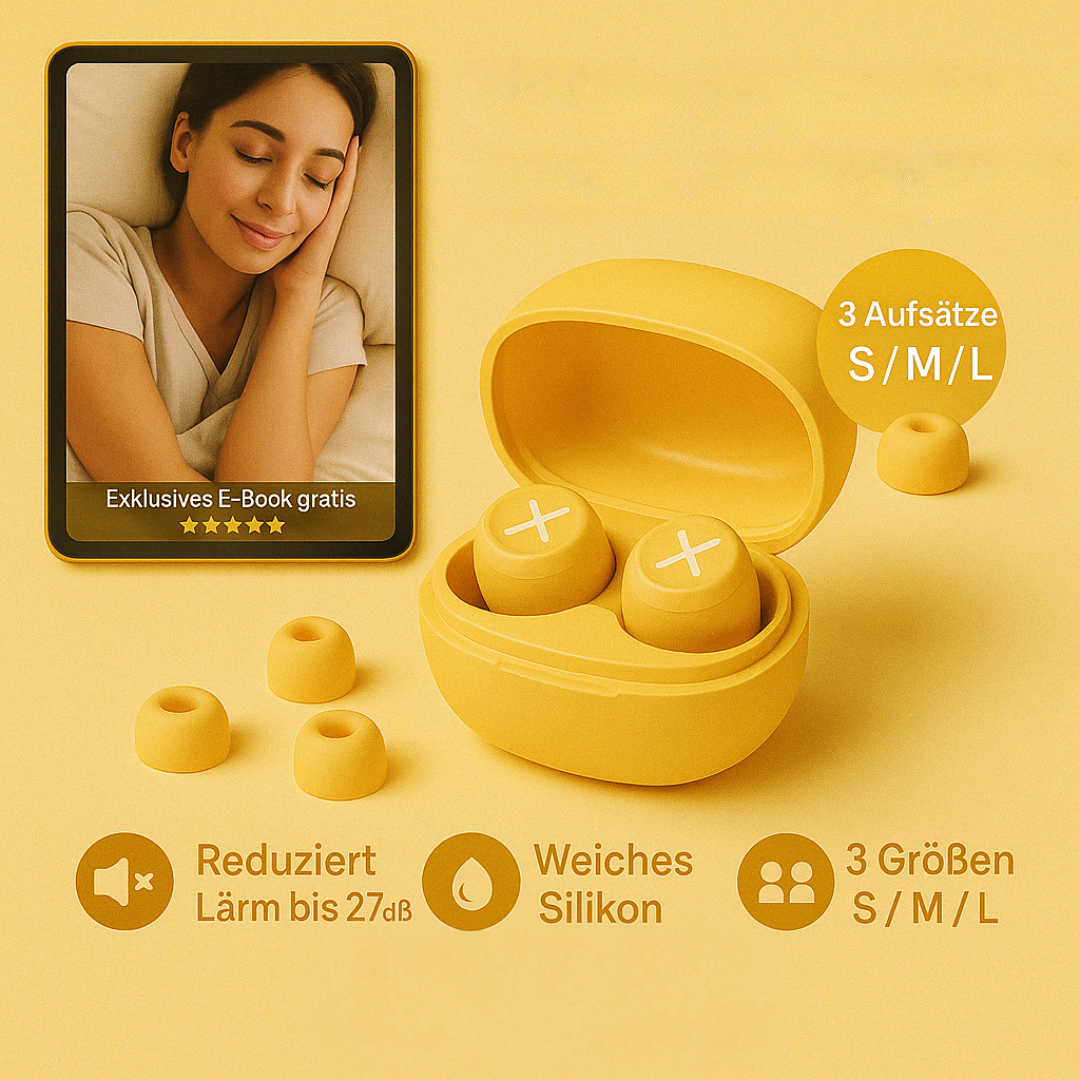 ZenBuds – Ohrstöpsel zum Schlafen + Gratis E-Book